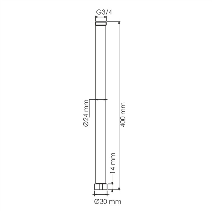 Удлинитель для душевого комплекта WasserKRAFT арт. A230