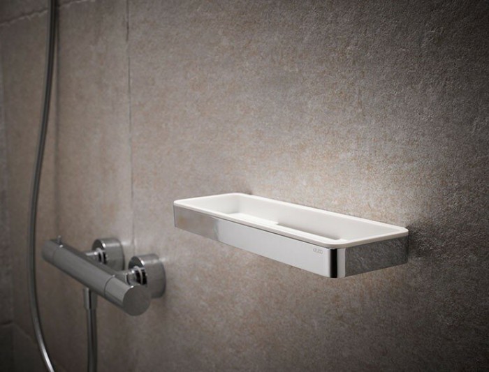 Полка для душа (корзина) Keuco, Plan, 14958 010038 цвет: серый