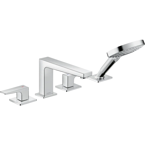 Смеситель для ванны на 4 отверстия, Hansgrohe Metropol, хром арт. 32553000