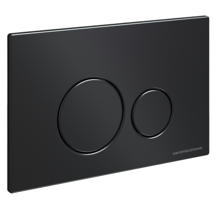 Инсталляция с кнопкой Ceramicanova Envision/ round, черный арт. CN1001B