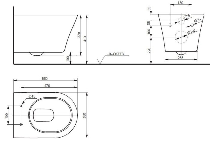 Унитаз подвесной, подвесной, Es TOTO, CW797 цвет: белый