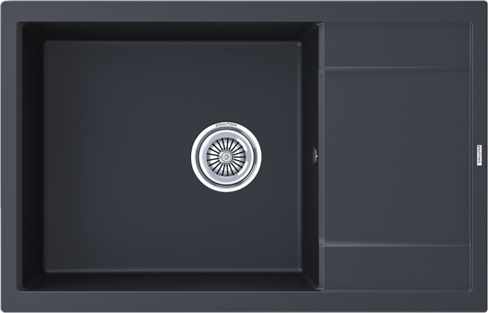 Мойка для кухни гранит 780х500 Paulmark FLUGEN 60, антрацит - PM317850-AN