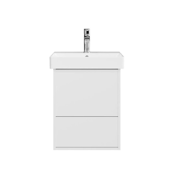 Тумба PRO подвесная 2 ящика 50см, Pro Kerama Marazzi, белый - PRO.50.2\WHT