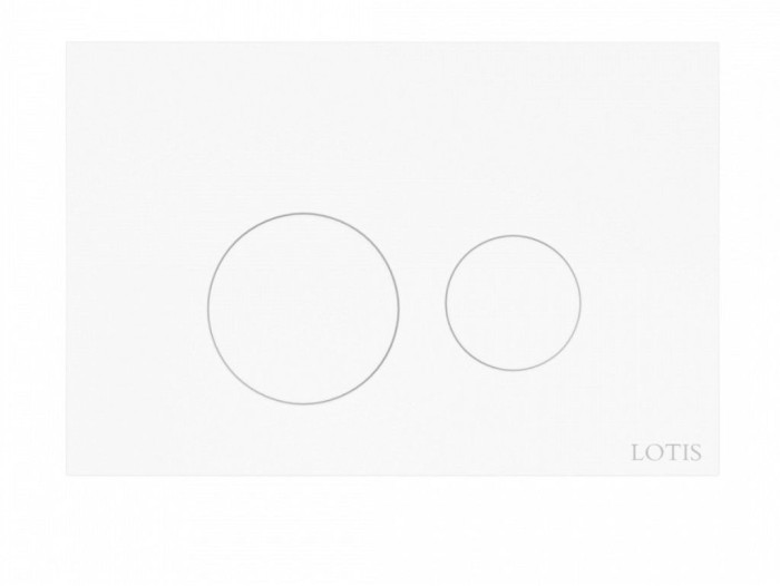Кнопка смыва Lotis Freya L30724WM  цвет белый матовый