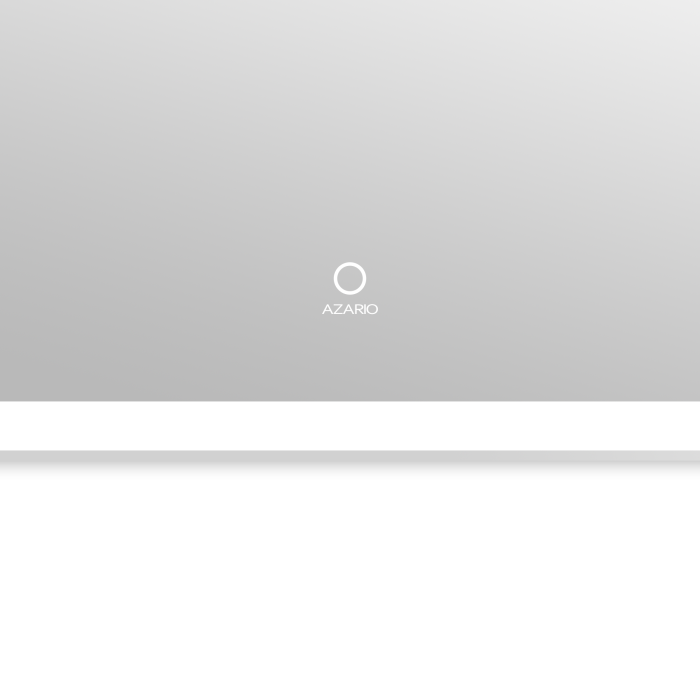 Зеркало 800х700 подсветка, сенсорный выключатель с функцией диммера, алюминиевая рамка, Azario Lotos - AZ-Z-079-1CS