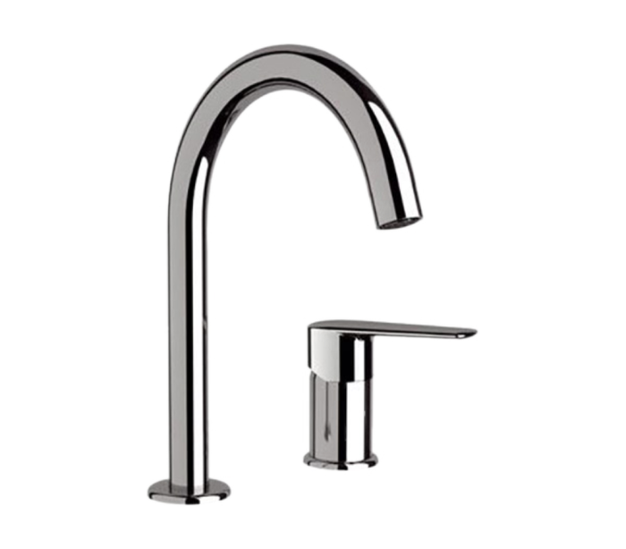 Смеситель для раковины хром глянцевый, Remer Vanity, внешнего монтажа V57