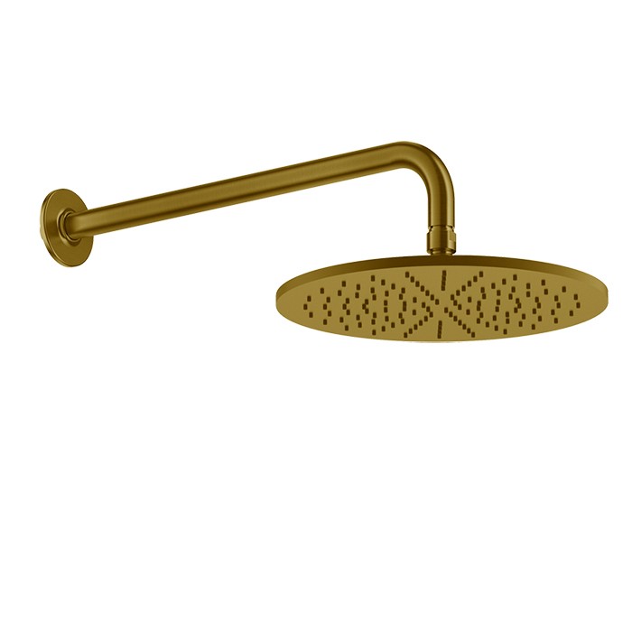 Душевая головка, настенная, d30см., Gessi Inciso, gold brushed ccp арт. 58248#087