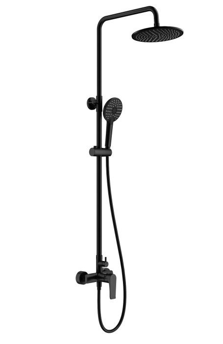 Душевая система, Wonzon &amp; Woghand, WW-A30103-MB цвет: черный