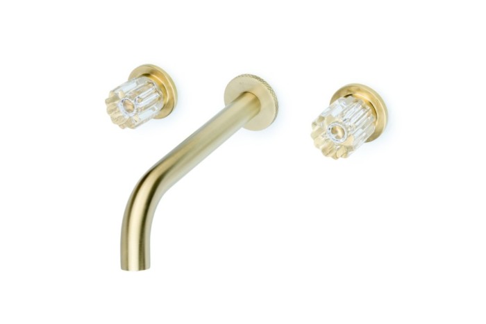 Смеситель из стены на 3 отв. Mat gold, Boheme Elegante - 152-2-MG-EL