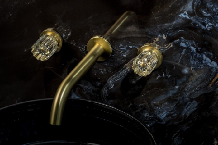 Смеситель из стены на 3 отв. Mat gold, Boheme Elegante - 152-2-MG-EL