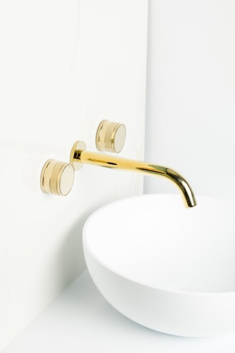 Смеситель из стены на 3 отв. Gold, Boheme Prestige - 152-2-G-PR