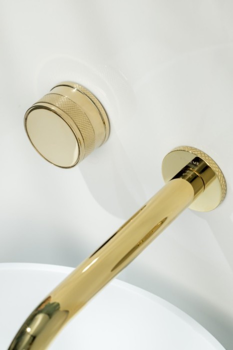 Смеситель из стены на 3 отв. Gold, Boheme Prestige - 152-2-G-PR