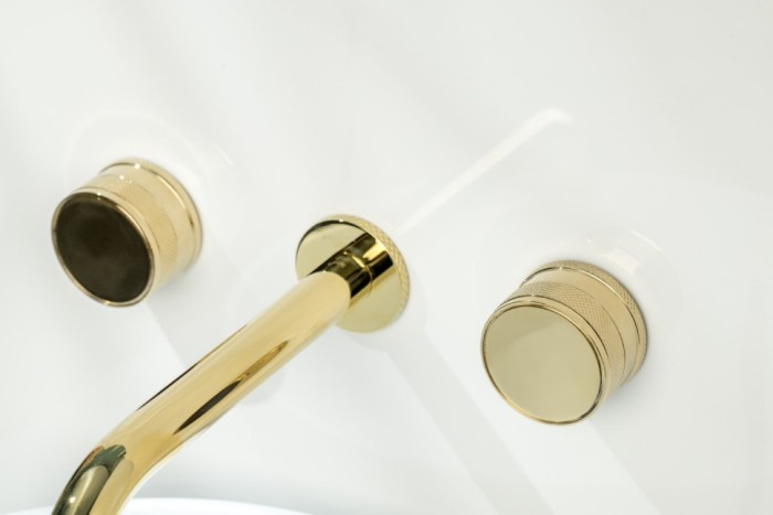 Смеситель из стены на 3 отв. Gold, Boheme Prestige - 152-2-G-PR