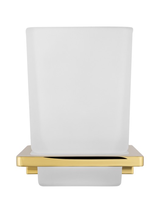 Стакан для зубных щеток с держателем, Wonzon & Woghand Eclipse, WW-9121-LG цвет: золото