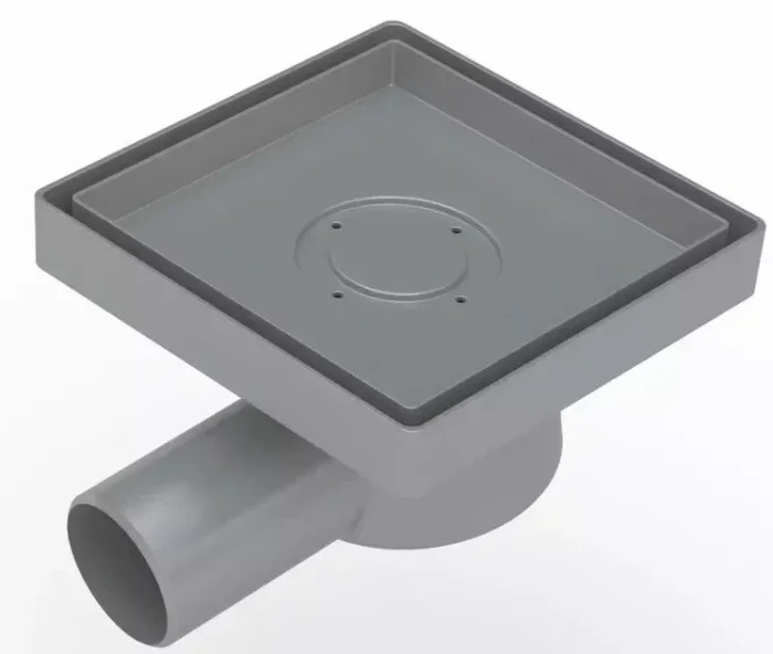 Душевой трап BERGES напольный Trend Keramik 150*150 под керамическую плитку, D50, арт.093002