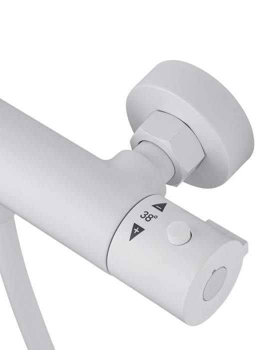 Смеситель для душа с термостатом, Wonzon & Woghand Inn, WW-B2065-A-MW цвет: белый