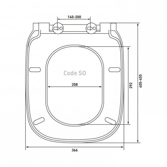 Сиденье для унитаза Berges Code SO  арт. 016403