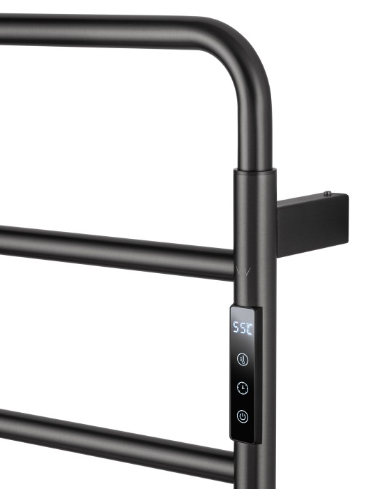 Полотенцесушитель электрический, Wonzon & Woghand Wismar, WW-AL201-GM цвет: графит