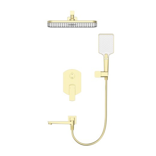 Душевая система встраиваемая, Wonzon &amp; Woghand Forza, WW-939031-BG цвет: золото