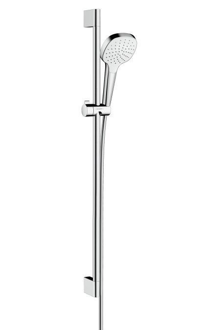 Душевой гарнитур Multi со штангой 90см Croma Select E Hansgrohe, белый, хром арт. 26591400