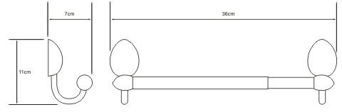 Держатель для бумажных полотенец, хром WasserKRAFT Weser К-8600 арт. K-8622D