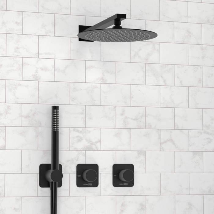 Встраиваемый комплект для душа с верхней душевой насадкой и лейкой Fulda 5200 WasserKRAFT арт. A5251.299.219.258.302.242.217