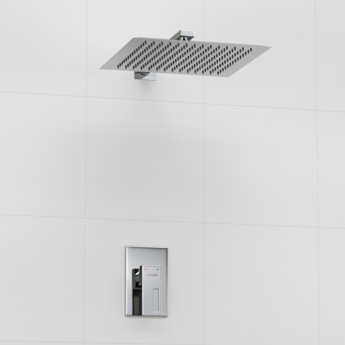 Встраиваемый комплект для душа с верхней душевой насадкой Alme 1500 WasserKRAFT арт. A12119