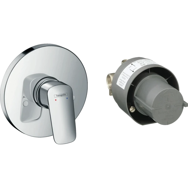 Смеситель для душа скрытого монтажа в комплекте с монтажной частью, Hansgrohe Logis, хром арт. 71666000