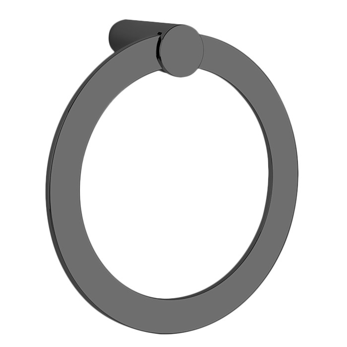 Полотенцедержатель-кольцо, Gessi Cono, black metal brushed pvd арт. 45509#707