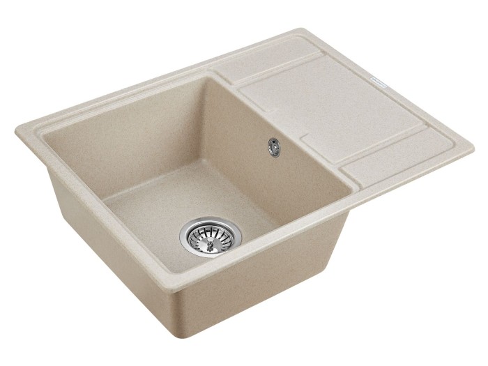 Мойка для кухни гранит 650х500 Paulmark FLUGEN 50-650, бежевый - PM216550-BE
