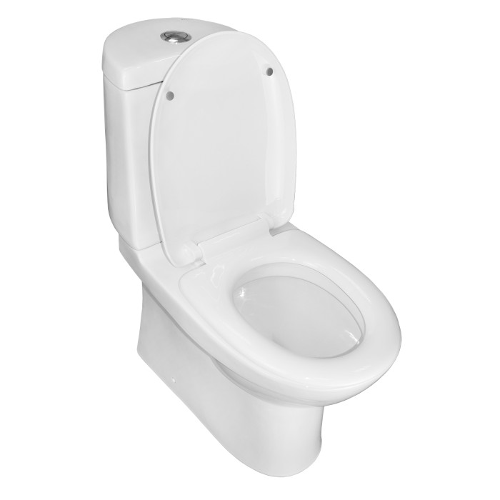 Унитаз-компакт Trend 725х360х810 напольный, ободковый с сиденьем микролифт P-trap, Azario zeno арт. AZ2015-P