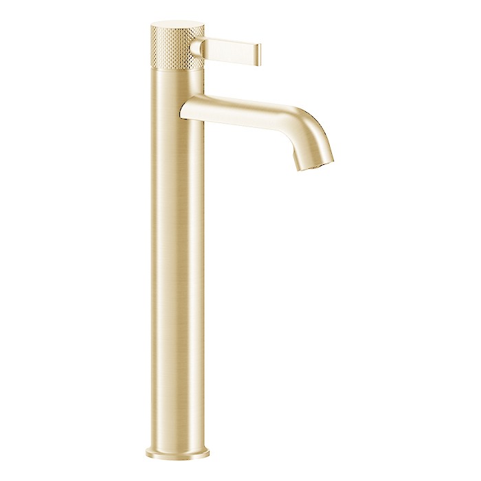 Смеситель для раковины на 1 отв., с донным клапаном, Gessi Inciso, золото арт. 58003#246