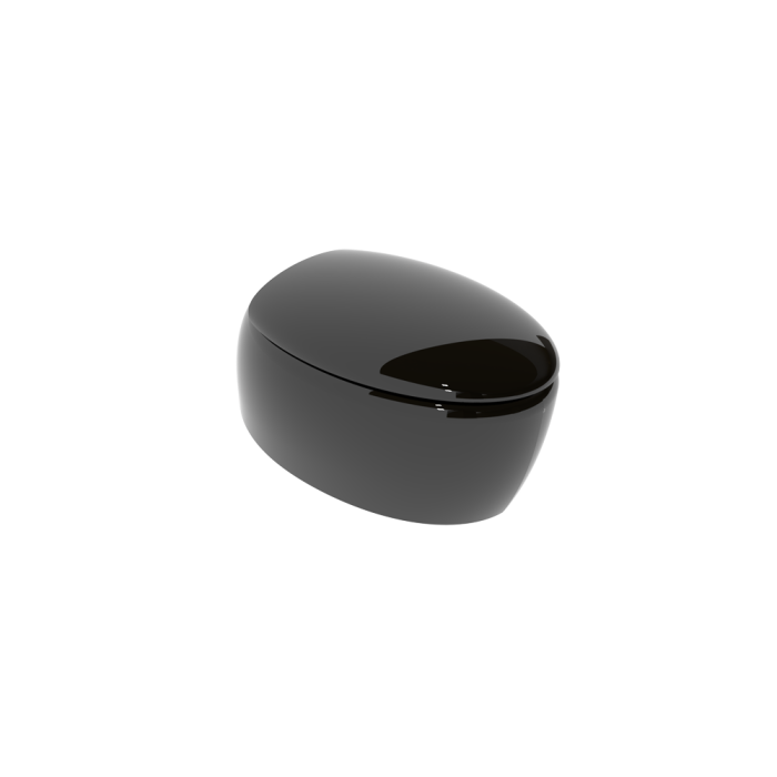Чаша подвесного унитаза черный глянцевый, GSG Ceramic Design Touch, TOWCSOSC002