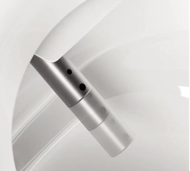 Подвесной унитаз GSI Pura Hygea 590х375 мм с биде, безободковый с сиденьем Soft-Close, цвет белый матовый арт. 741809