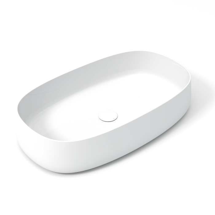 Накладная раковина 70x42x15 см, Olympia ceramica Wave, белый глянцевый арт. WAV42RE70001