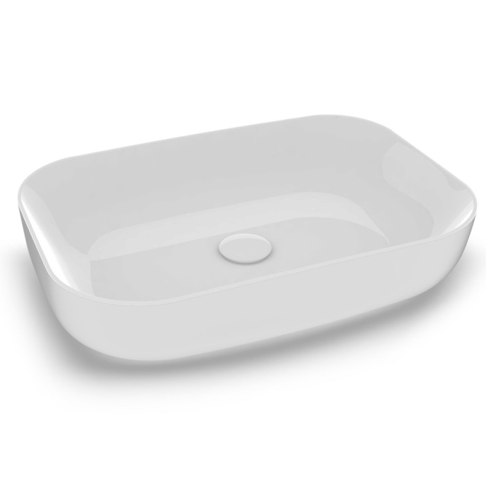 Накладная раковина, 60x42xh14 см, Olympia ceramica Formosa 2.0, белый глянцевый арт. MET4260001