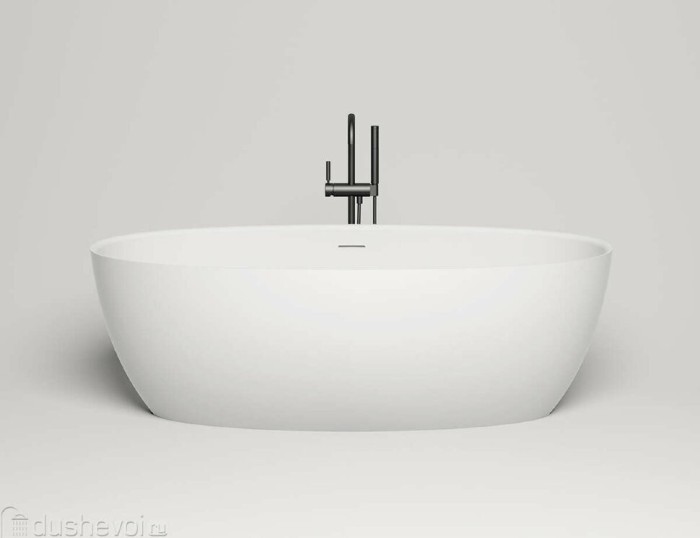 Ванна отдельностоящая 160x80, глянцевая, Salini ALDA арт. 101913GRH