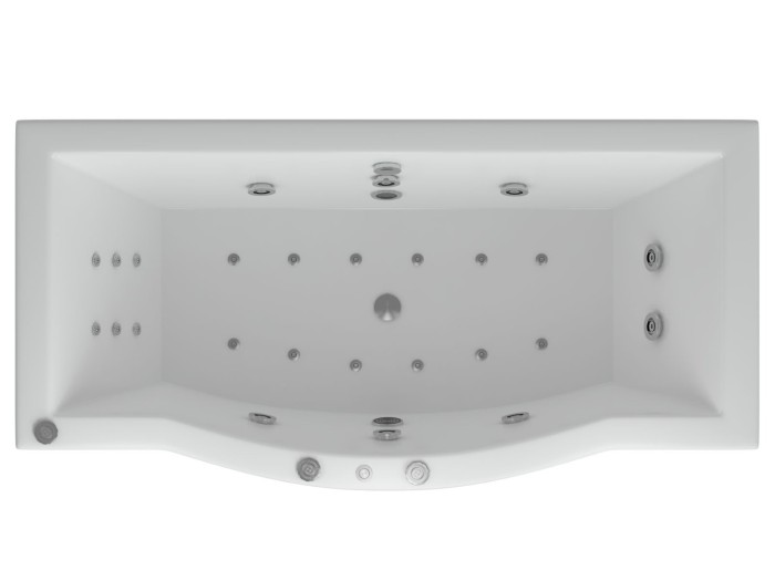 Акриловая ванна без гидромассажа, с фронтальным экраном Aquatek Гелиос арт. GEL180-0000067