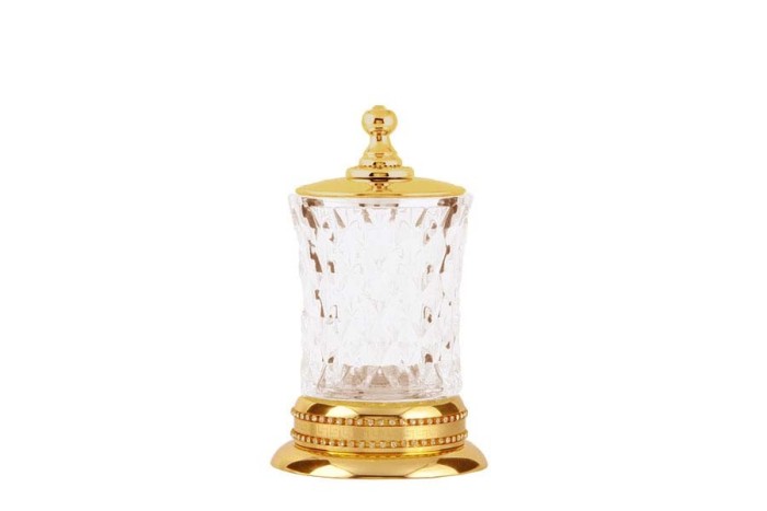 Настольный стакан для ватных дисков, Boheme 																																																					Royal cristal - 10415