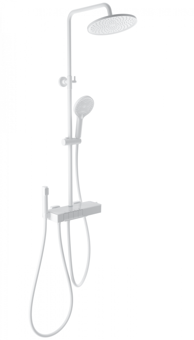 Душевая система с термостатом, Wonzon &amp; Woghand Muse, WW-B3580-MW цвет: белый