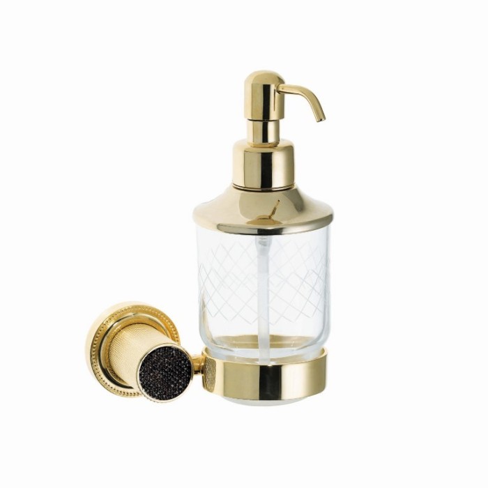 Настенный диспенсер black gold, Boheme Royal cristal - 10932-G-B