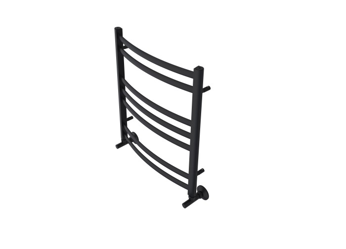 Полотенцесушитель водяной 500х600 Aquatek Лугано, черный муар арт. AQ DOC0760BL