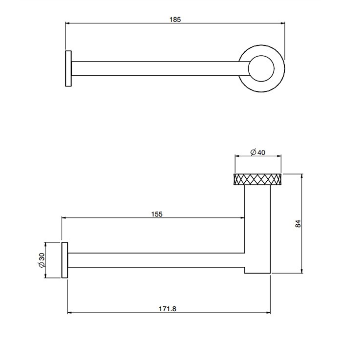 Fima Carlo Frattini Держатель для туалетной бумаги, подвесной, Accessori, F6005T/1GNS цвет: черный