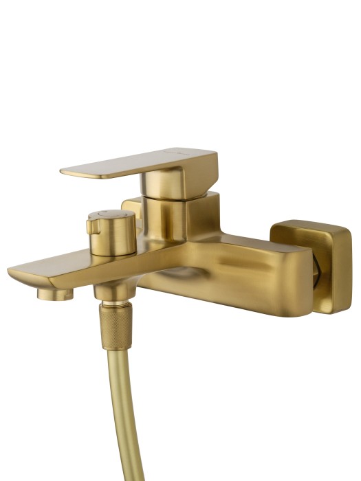 Смеситель для ванны с душем, Wonzon & Woghand Edge, WW-88639003A-BG цвет: золото