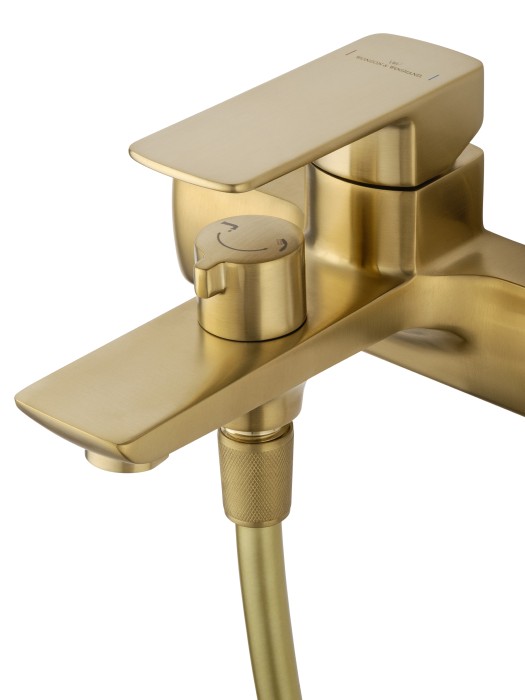 Смеситель для ванны с душем, Wonzon & Woghand Edge, WW-88639003A-BG цвет: золото