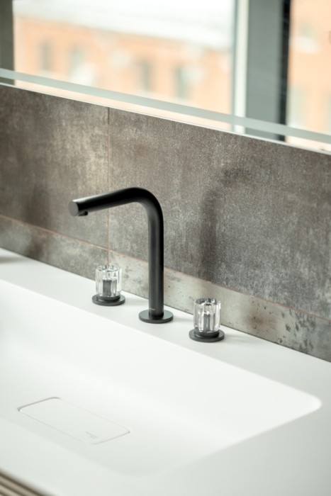 Смеситель на столешницу на 3 отв. Black, Boheme Elegante - 152-B-EL