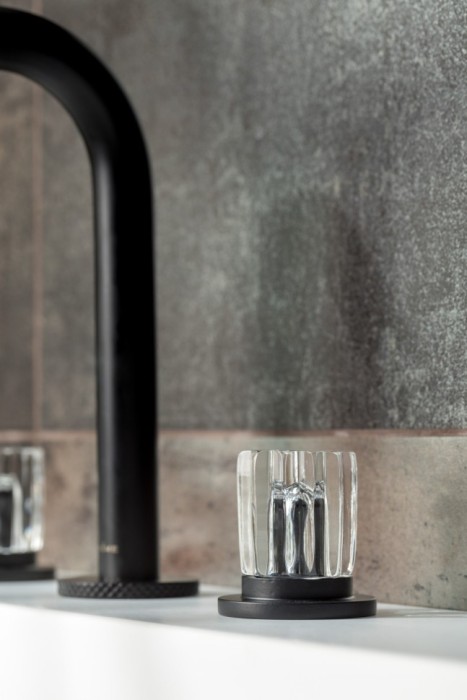 Смеситель на столешницу на 3 отв. Black, Boheme Elegante - 152-B-EL