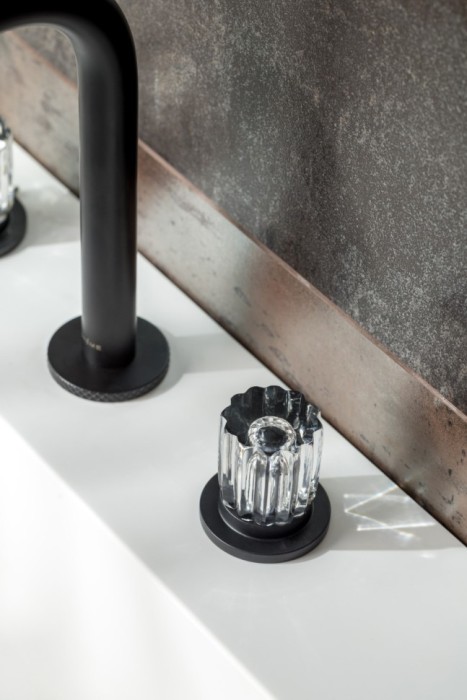 Смеситель на столешницу на 3 отв. Black, Boheme Elegante - 152-B-EL