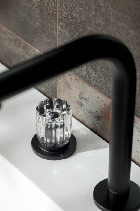 Смеситель на столешницу на 3 отв. Black, Boheme Elegante - 152-B-EL