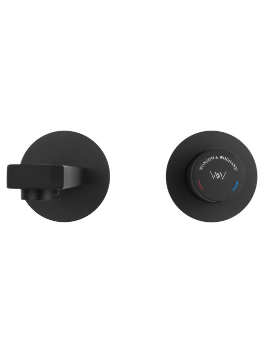 Смеситель для раковины встраиваемый, Wonzon & Woghand, WW-105-MB цвет: черный